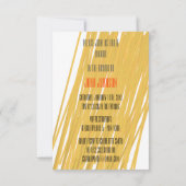 Chic Spaghetti Pasta Italiana diner Uitnodiging (Achterkant)