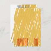 Chic Spaghetti Pasta Italiana diner Uitnodiging (Voorkant / Achterkant)