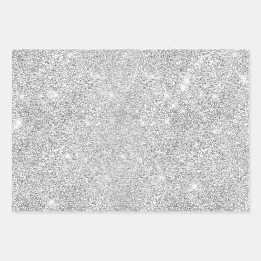 Chic Sparkle Glitter marmer blauw goud Inpakpapier Vel (Voorkant 3)