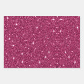 Chic Sparkle Glitter marmer blauw roze Inpakpapier Vel (Voorkant 3)