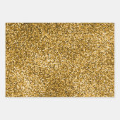 Chic Sparkle Glitter marmer grijs goud Inpakpapier Vel (Voorkant 2)