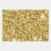 Chic Sparkle Glitter marmer roze goud Inpakpapier Vel (Voorkant 2)
