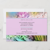 Chic Sparkles Quinceañera Party Invitation Kaart (Achterkant)