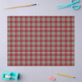 Chic Sparkly Plaid Christmas  Tissuepapier (Craft)