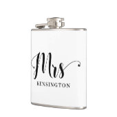 Chic Specialized Mrs Pas getrouwd Typografie Heupfles (Links)