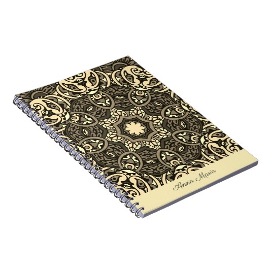 Chic spiraal planner of afspraak book - Mandala Notitieboek (Rechterzijde)