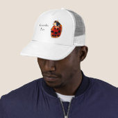Chic Spoted Ladybug met naam Trucker Pet (In situ)
