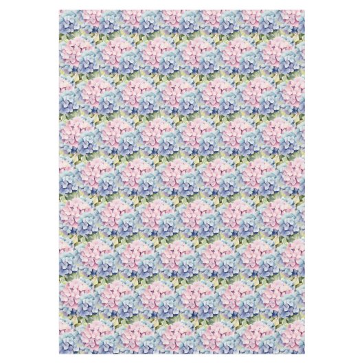 Chic Spring Kleuren Hortensia's Tafelkleed (Voorkant)