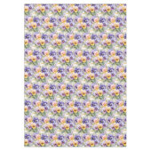 Chic Spring Kleuren Pansy Pansies Tafelkleed (Voorkant)