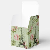 chic spring mint roze floral paris eiffel tower bedankdoosjes (Geopend)