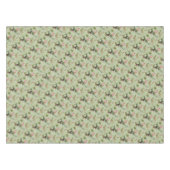 chic spring mint roze floral paris eiffel tower tafelkleed (Voorkant (Horizontaal))