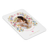 Chic Spring Wildflower Garden Moederdag Gift Magneet (Rechterzijde)