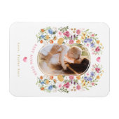 Chic Spring Wildflower Garden Moederdag Gift Magneet (Horizontaal)