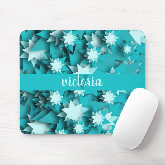 Chic Stars Monogrammed Muismat (Met muis)