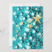 Chic Stars Sweet Sixteen Party Invitation Kaart (Achterkant)