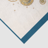 Chic Steampunk Vrouw Portret N8 Decoupage Tissuepapier (Detail)