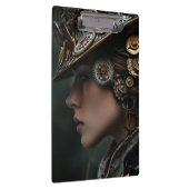 Chic Steampunk Woman Klembord (Rechts)