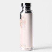 Chic stenen marmer gepersonaliseerd waterfles (Links)