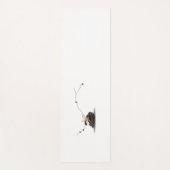 Chic stijlvol ivoor-wit kuststrand yogamat (Voorkant)