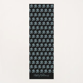 Chic Stijlvol, persoonlijk zwart witpatroon Yogamat (Voorkant)