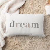 Chic Stijlvolle Dream Quote Neutraal Kussen (Deken)