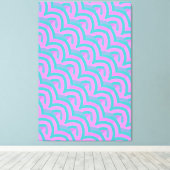 chic stijlvolle hedendaagse chevrons canvas afdruk (Insitu (Houten vloer))