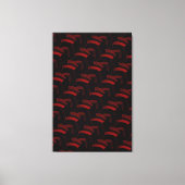 chic stijlvolle hedendaagse chevrons canvas afdruk (Voorkant)