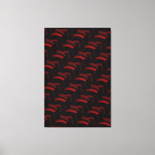 chic stijlvolle hedendaagse chevrons canvas afdruk