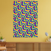 chic stijlvolle hedendaagse chevrons canvas afdruk (Insitu (Woonkamer))