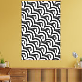 chic stijlvolle hedendaagse chevrons canvas afdruk (Insitu (Woonkamer))