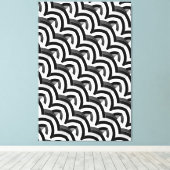 chic stijlvolle hedendaagse chevrons canvas afdruk (Insitu (Houten vloer))
