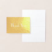 Chic Stijlvolle Lettertype Hartelijk dank Folie Kaarten (Display)