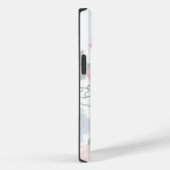 Chic Stijlvolle Roze Bloemen Case-Mate iPhone Case (Achterkant / Rechts)