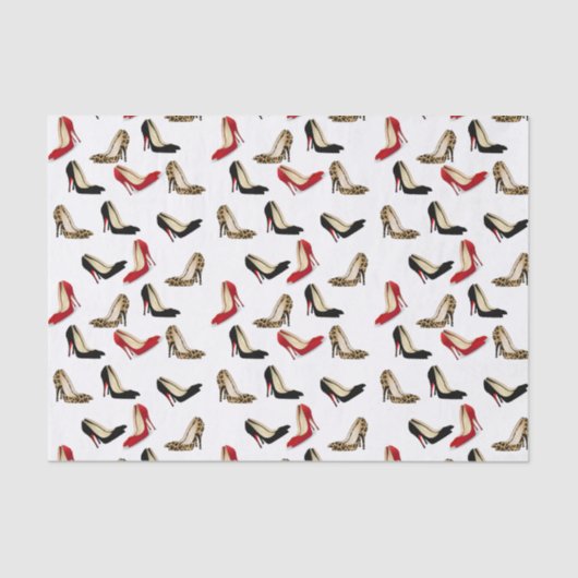 Chic Stiletto heelt tissuepapier (Voorkant)