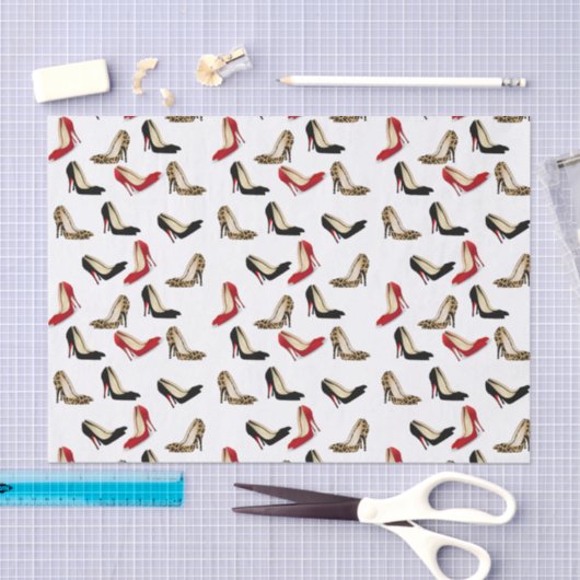 Chic Stiletto heelt tissuepapier (Craft)