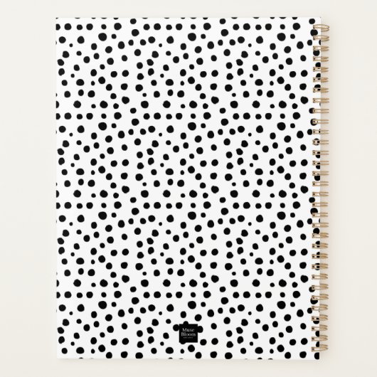 Chic Stippen Blush Girl Boss Persoonlijk Bedrijf Planner (Achterkant)