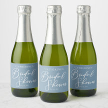Chic Stofblauw Bruiloft Uitnodiging Persoonlijk Mi