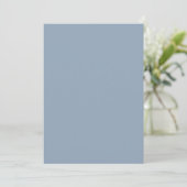 Chic stoffige blauwe achtergrond voor Vellum overl Kaart (Staand voorkant)