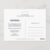 CHIC STREKEN BEWERKBARE KLEUR Wijzig de datum Briefkaart (Achterkant)