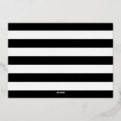 Chic String Lights elk jaar Jubileum Party Folie Uitnodiging (Achterkant)