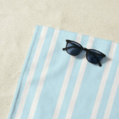 Chic Stripe Bachelorette Strandlaken (In situ)