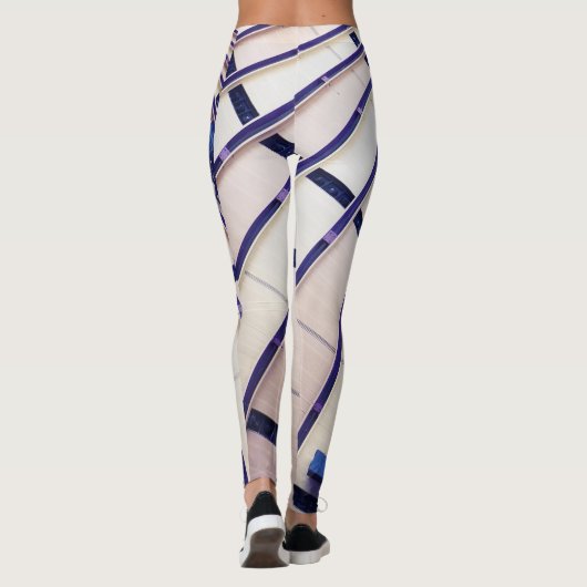Chic Stripe "Live-in"-Leggings Leggings (Achterkant)