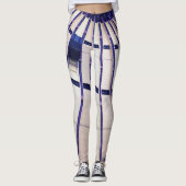 Chic Stripe "Live-in"-Leggings Leggings (Voorkant)