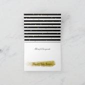 Chic Stripes en Stippen Bedankt voor je notitie Ka (Binnen)