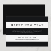 Chic Stripes van Origami Prints Nieuwe jaren nodig Kaart (Voorkant / Achterkant)
