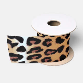 Chic Stylish Elegant Leopard Animal Print Satijnen Lint