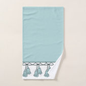 CHIC & STYLISH_ ELEGANT SEAFOAM TASSELS BAD HANDDOEK (Handdoek)