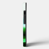 Chic Stylish Green Mountains Landscape Monogrammin Case-Mate iPhone Case (Achterkant / Links)