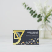 Chic Stylish Mathematics Symbols Motif Tiller Visitekaartje (Staand voorkant)