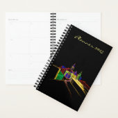 Chic Stylish Planner Vibrant Bright City (Display)